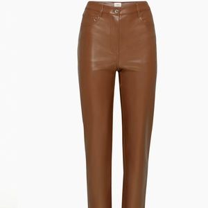 The Melina™ Pant High-waisted Vegan Leather pants Wilfred Aritzia